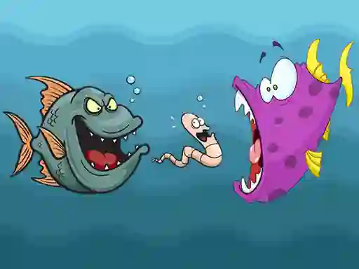 Mchezo Angry Fish Coloring online