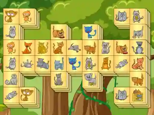 Mchezo Cats mahjong online