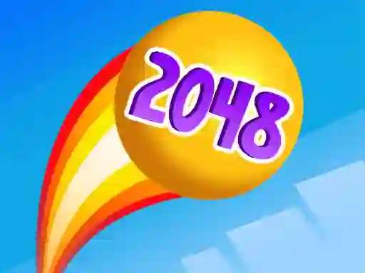 Mchezo Rainbow Balls 2048 online