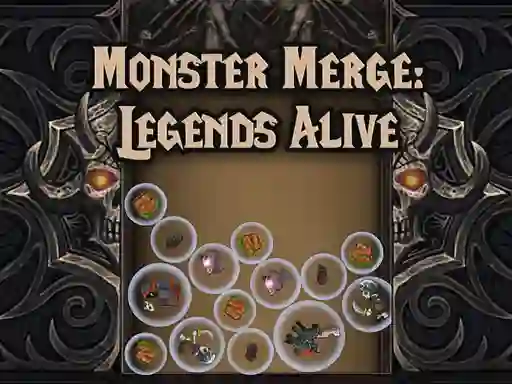 Mchezo Monster Merge Legends Alive online