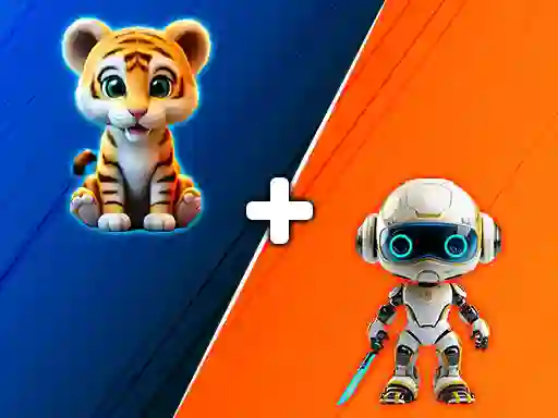 Mchezo Animals Mix Up AI Hybrid online
