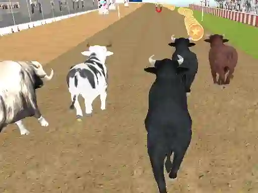 Mchezo Angry Bull Racing online
