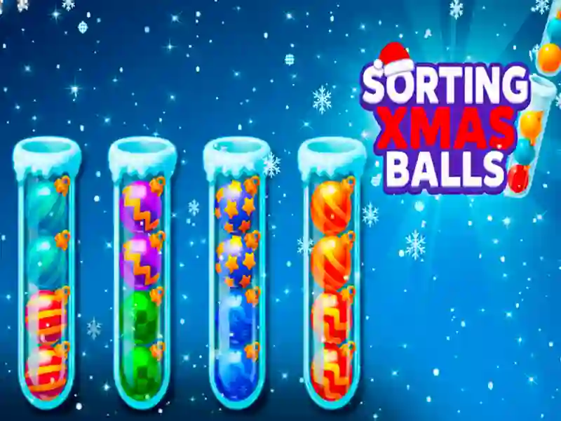 Mchezo Sorting Xmas Balls online