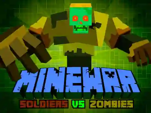 Mchezo Minewar Soldiers vs Zombies online