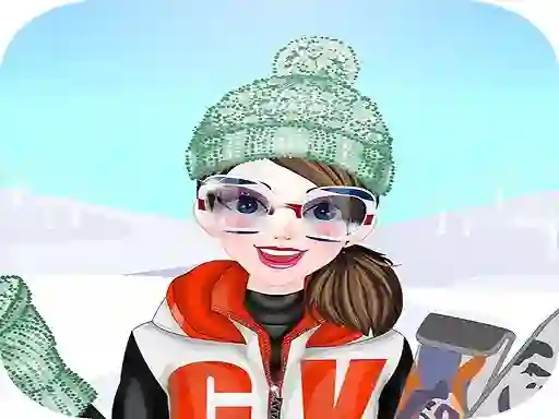 Mchezo Happy Ski Dressup online