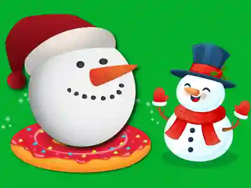 Mchezo Flappy Snowball Xmas online