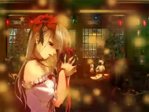 Mchezo Anime Christmas Jigsaw Puzzle 2 online