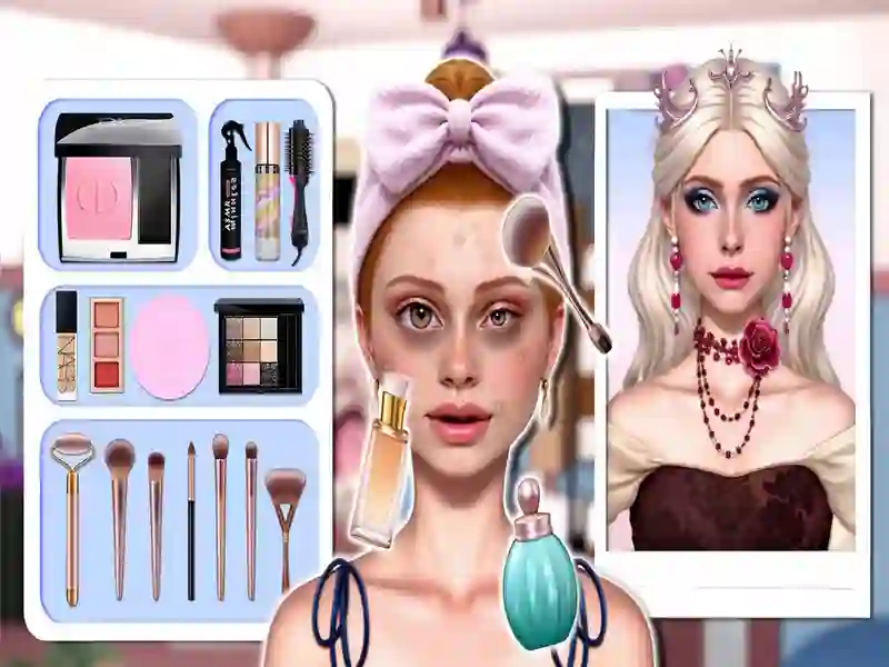 Mchezo Makeover & Makeup Studio online