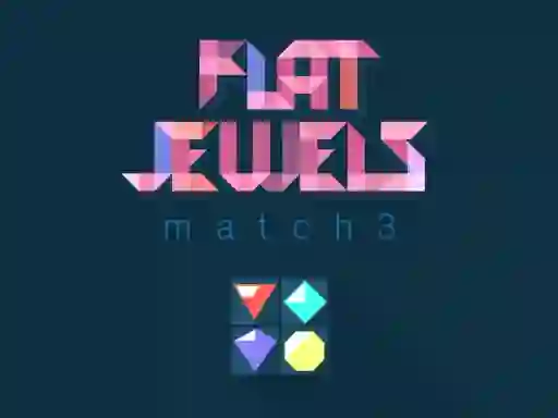 Mchezo Flat jewels match 3 online