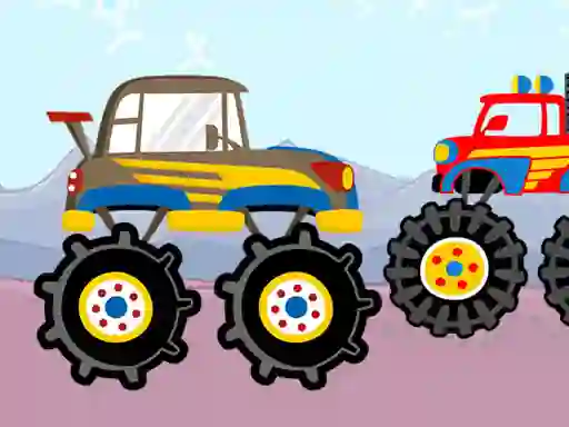 Mchezo Fun Monster Trucks Jigsaw online