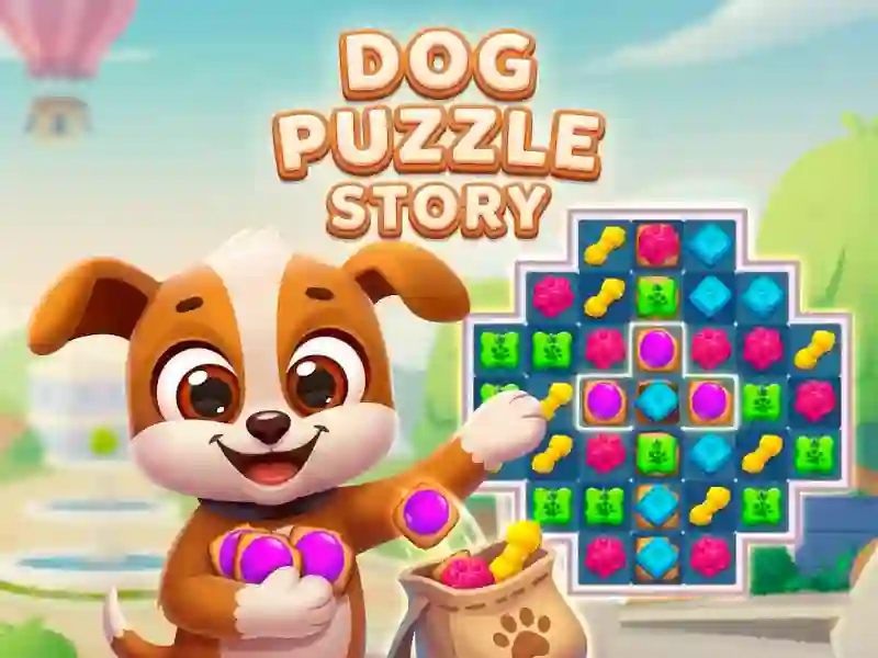 Mchezo Dog Puzzle Story online