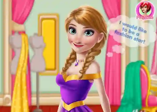 Mchezo Ice Princess Modeling Carrer online