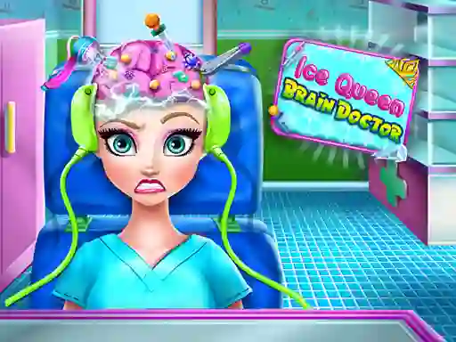 Mchezo Ice Queen Brain Doctor online