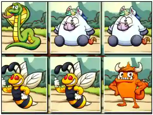 Mchezo Animals Memo Match online