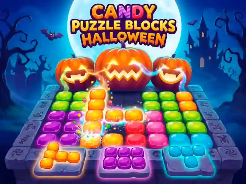 Mchezo Candy Puzzle Blocks Halloween online