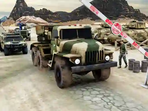 Mchezo Army Machine Transporter Truck online