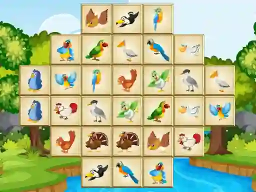 Mchezo Birds Mahjong Deluxe online