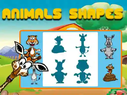 Mchezo Animals Shapes online