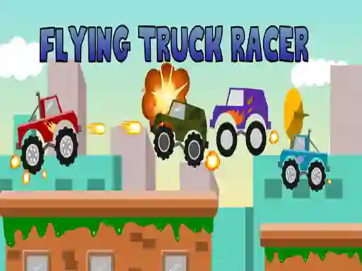 Mchezo Flying Truck Racer online