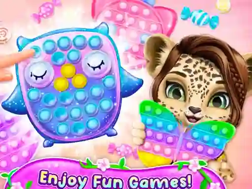 Mchezo My Leopard Baby online