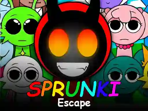 Mchezo Sprunki 3D Escape online