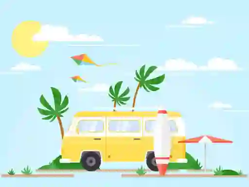 Mchezo Vacation Time Jigsaw online