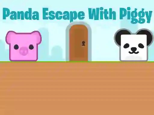 Mchezo Panda Escape With Piggy online