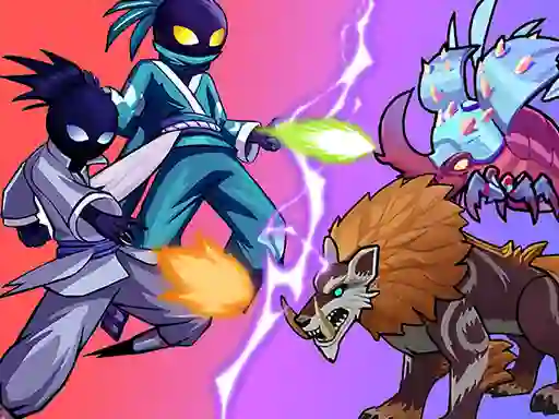 Mchezo Stick Ninja Survival online