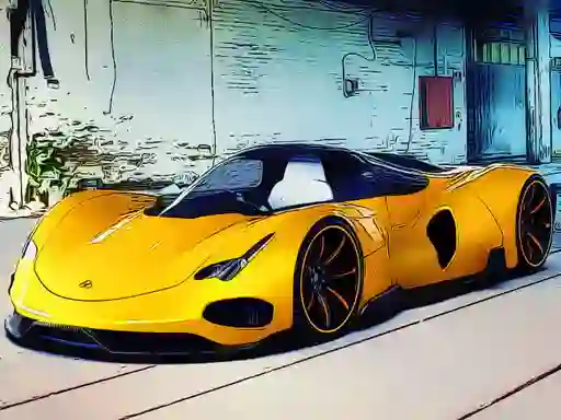 Mchezo Futuristic Car Models online
