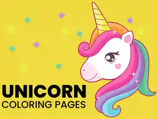 Mchezo Unicorn Coloring Pages online