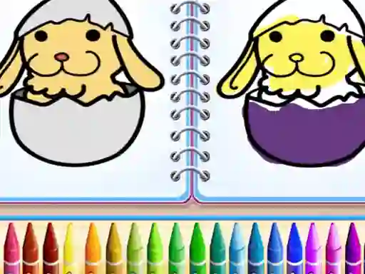 Mchezo Coloring Bunny Book online