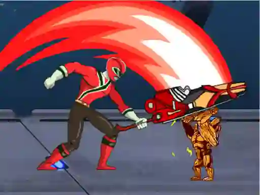Mchezo Power Rangers Space war online