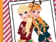Mchezo Sisters Ugly Xmas Sweater online
