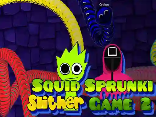 Mchezo Squid Sprunki Slither Game 2 online