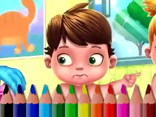 Mchezo Back To School: Baby Coloring Book online