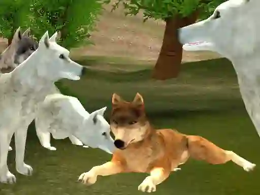 Mchezo Wild Wolves Hunger Attack online
