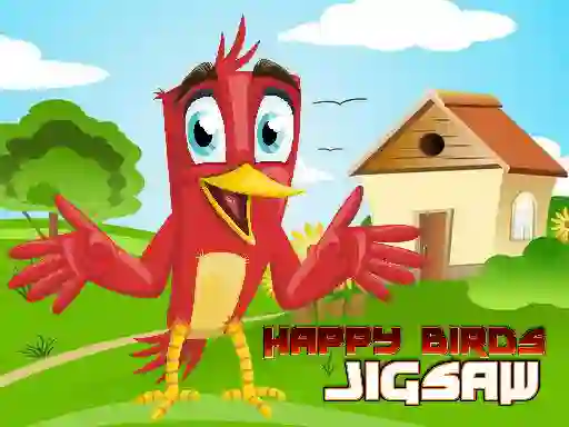 Mchezo Happy Birds Jigsaw online