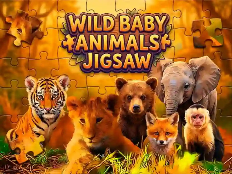 Mchezo Wild Baby Animals Jigsaw online