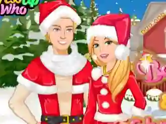 Mchezo Barbie and Ken Christmas online