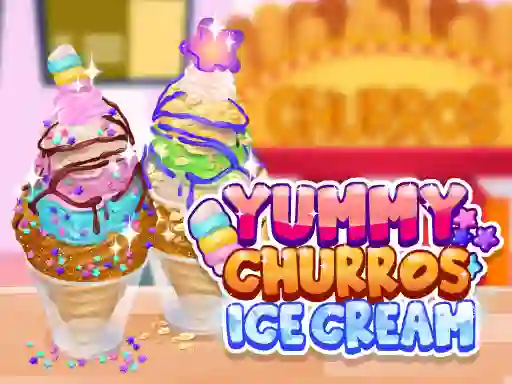 Mchezo Yummy Churros Ice Cream online