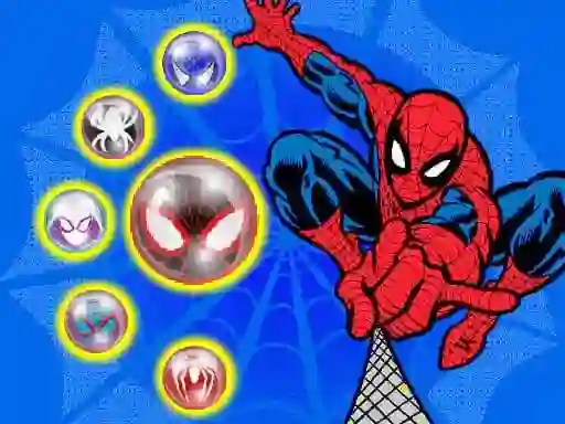 Mchezo Spiderman Bubble Shooter online