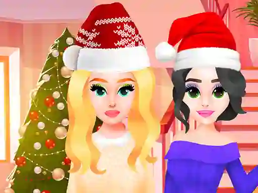 Mchezo Christmas Party Girls online