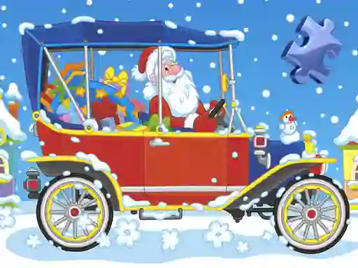 Mchezo Christmas Cars Jigsaw online