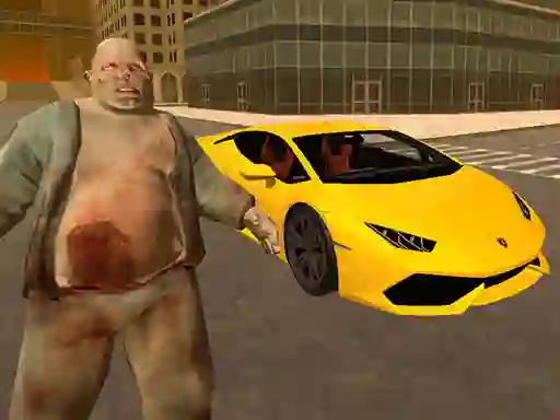 Mchezo Supercars Zombie Driving online