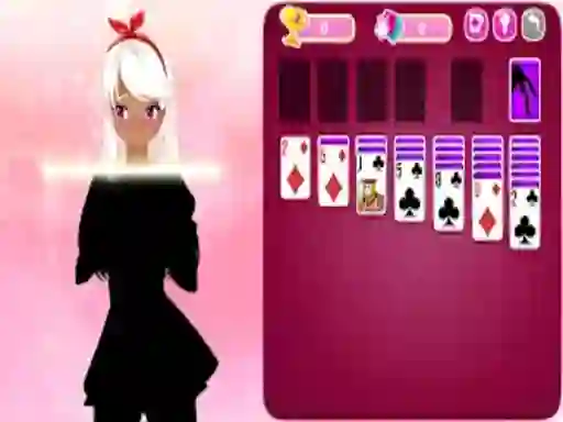 Mchezo Solitaire Girls 2 online