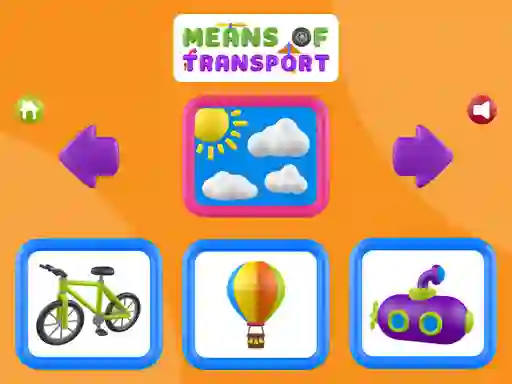 Mchezo Means Of Transport online