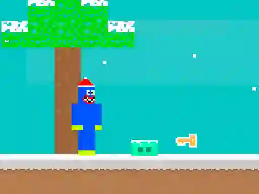 Mchezo Noob Huggy Winter online