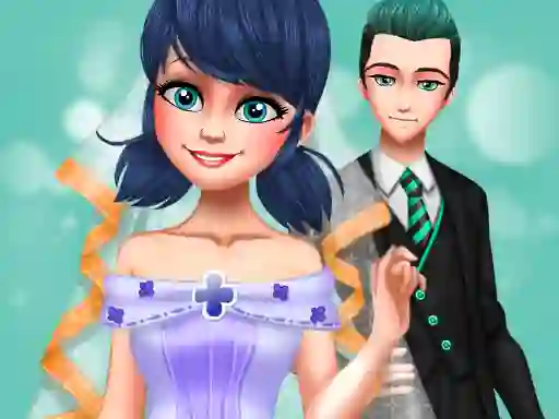 Mchezo Dotted Girl Wedding online