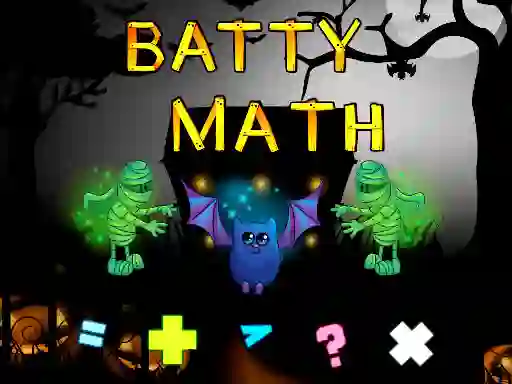 Mchezo Batty Math online