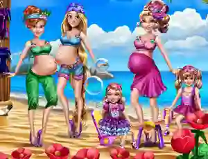 Mchezo Pregnant Moms Exotic Holiday online